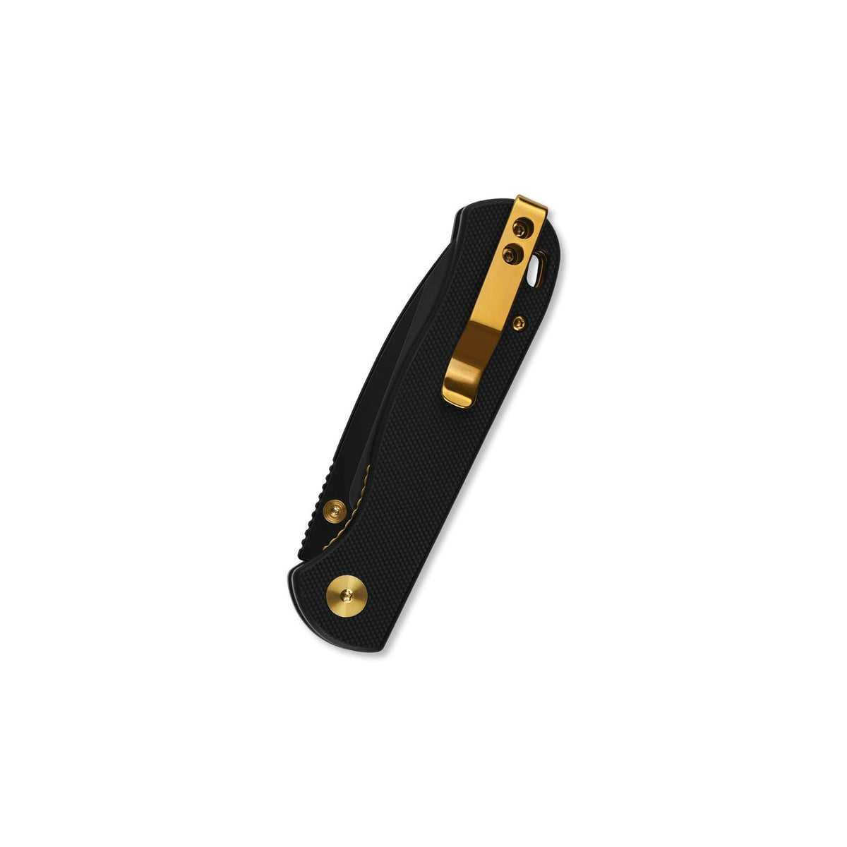 QSP Ferret Black & Gold Nitro V Liner Lock Folding Knife