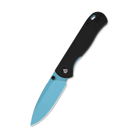 QSP Ferret Sky Blue Nitro V Liner Lock Folding Knife QSP