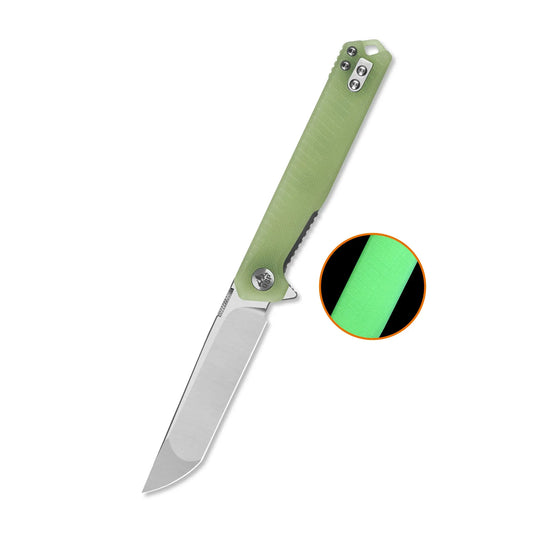 QSP Mantis Nitro V G10 Tanto Glow in the Dark G10 Folding Knife QSP
