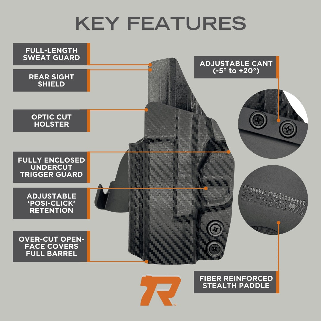 Smith & Wesson M&P SHIELD X Paddle Holster
