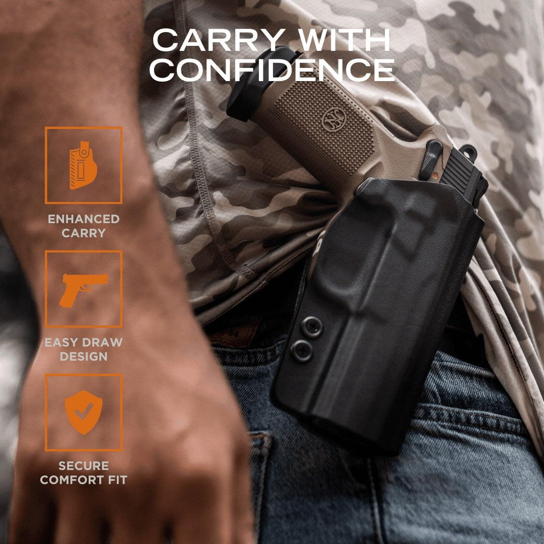 Springfield Hellcat Pro Olight Baldr S/Mini Paddle Holster