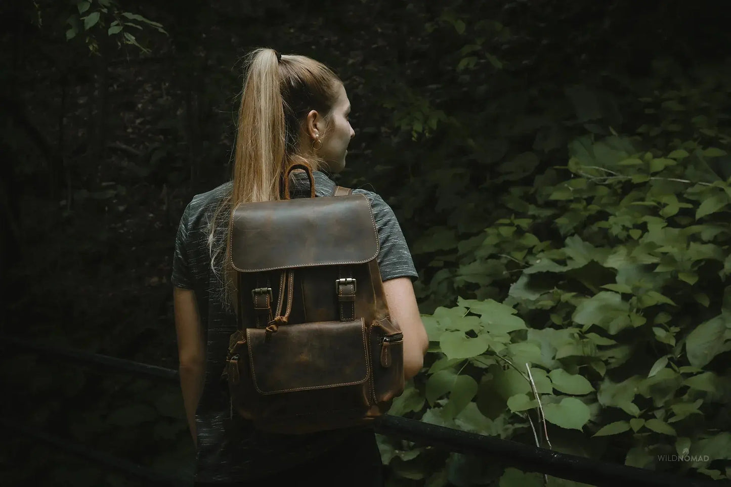 The Hagen Backpack | Vintage Leather Backpack STEEL HORSE LEATHER
