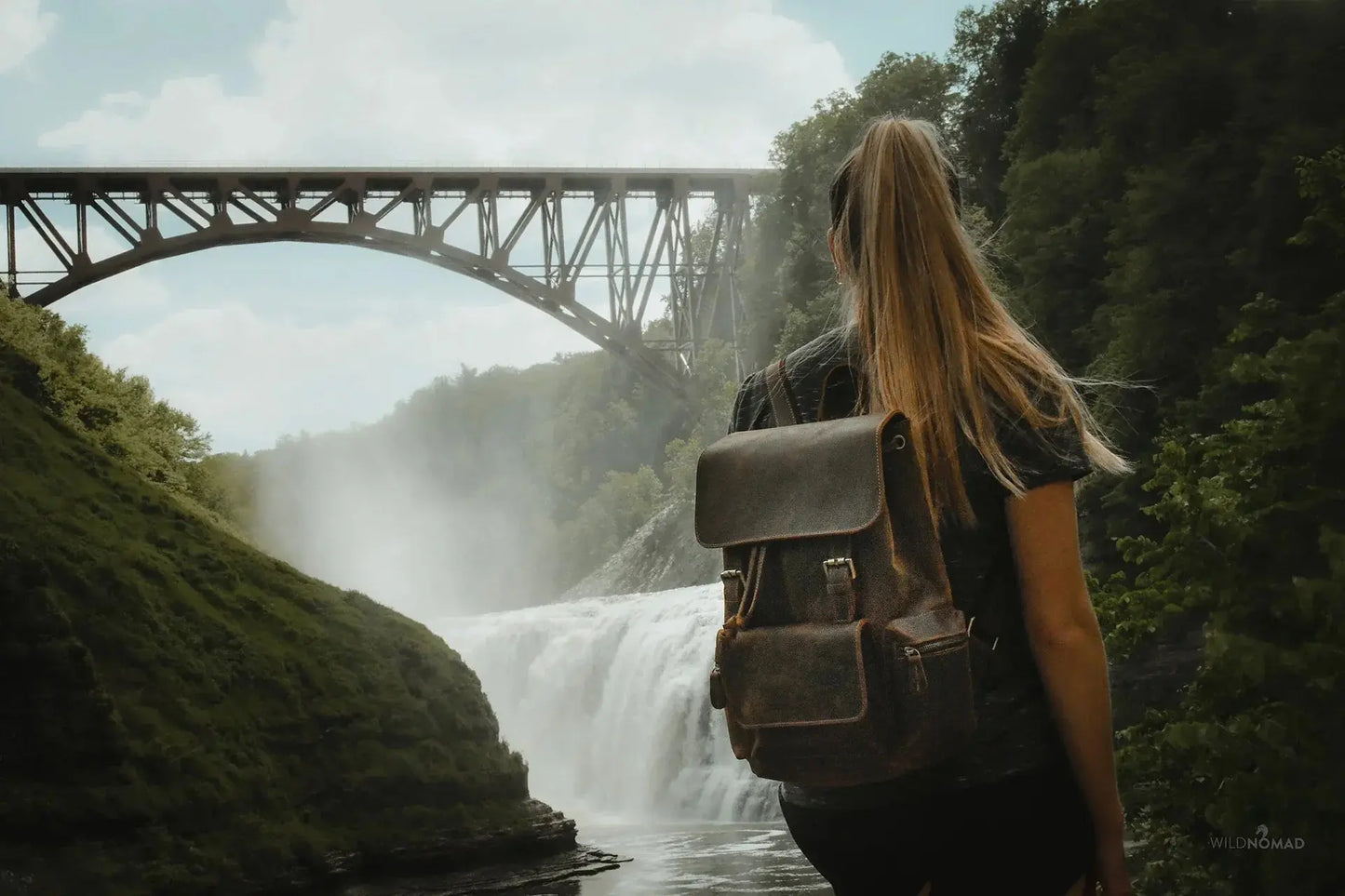 The Hagen Backpack | Vintage Leather Backpack STEEL HORSE LEATHER