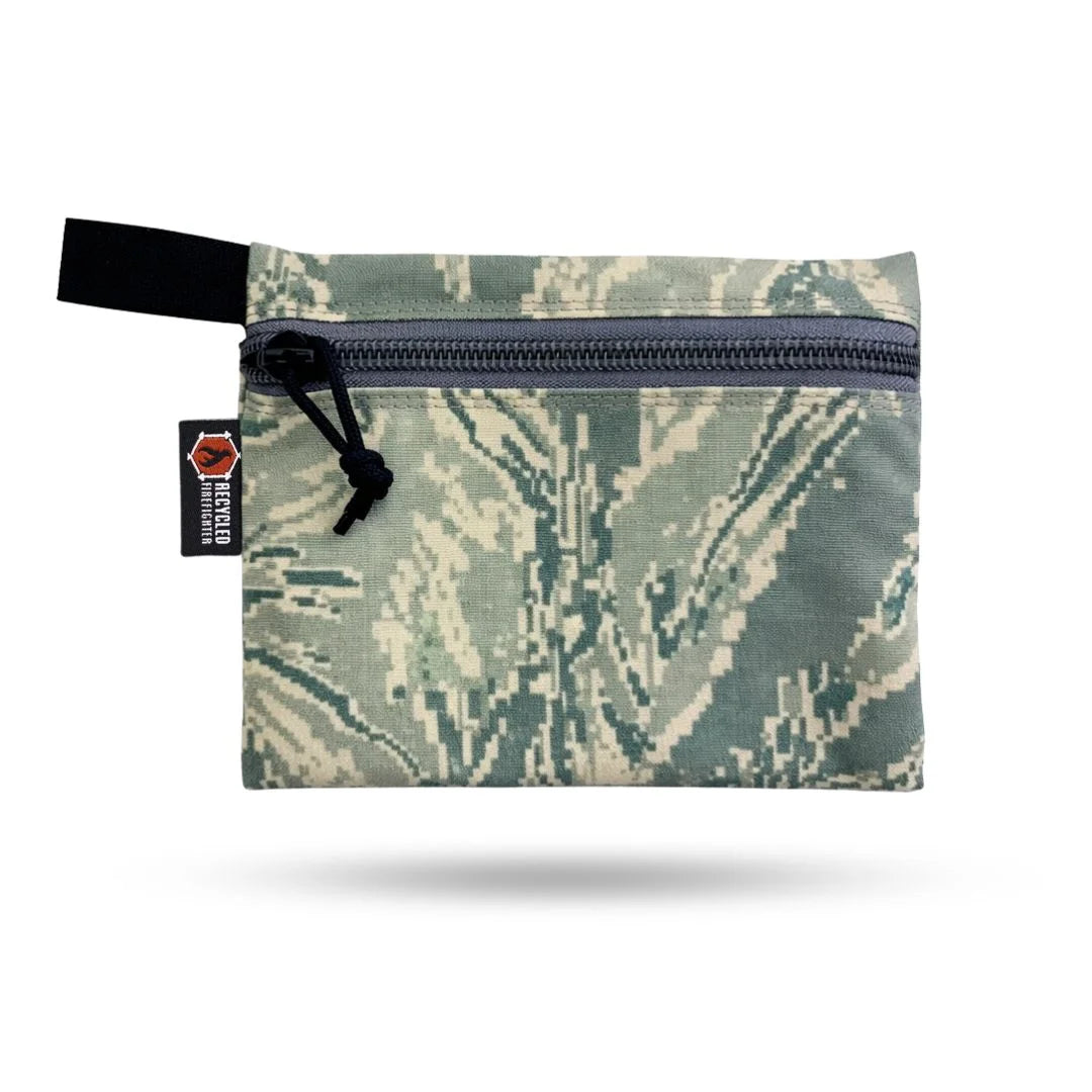 Recycled Firefighter Truckie Zippered Gear Pouch - Large