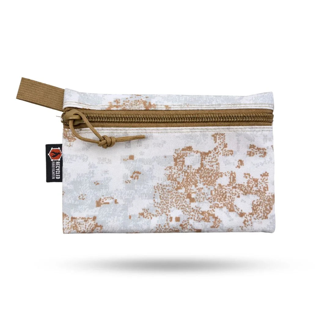 Recycled Firefighter Truckie Zippered Gear Pouch - Large