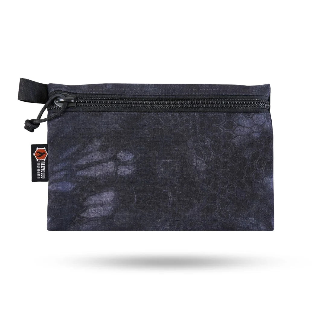 Recycled Firefighter Truckie Zippered Gear Pouch - Large