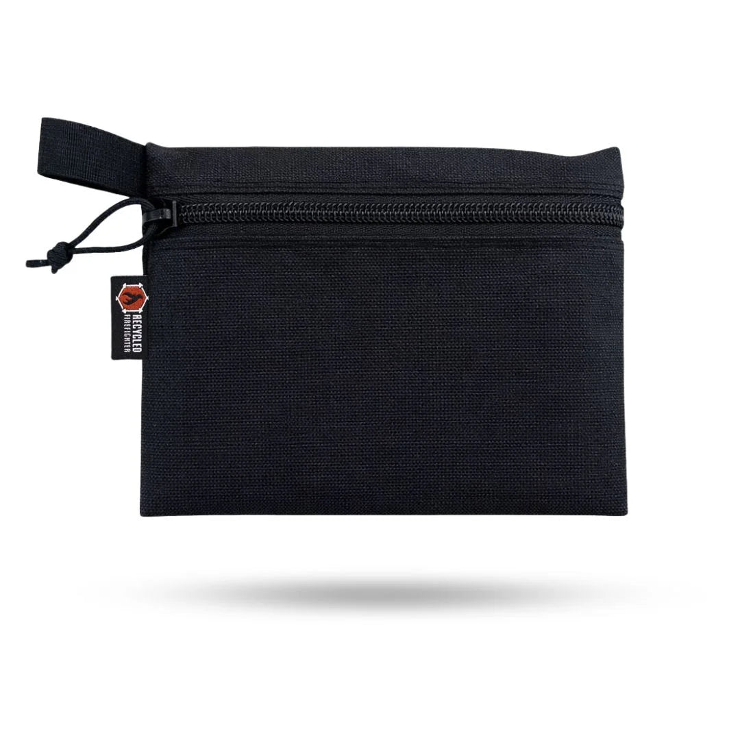Recycled Firefighter Truckie Zippered Gear Pouch - Large