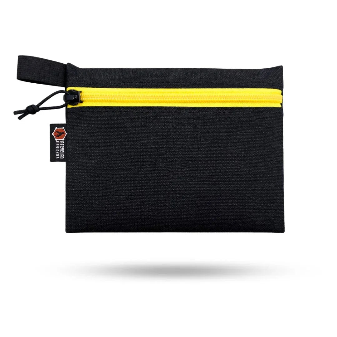 Recycled Firefighter Truckie Zippered Gear Pouch - Large