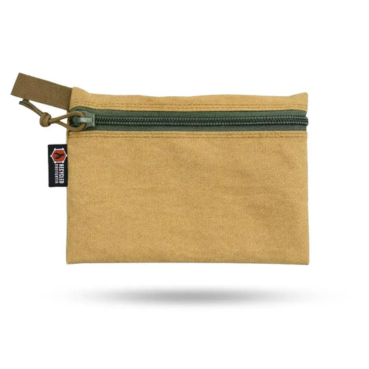 Recycled Firefighter Truckie Zippered Gear Pouch - Large Recycled Firefighter