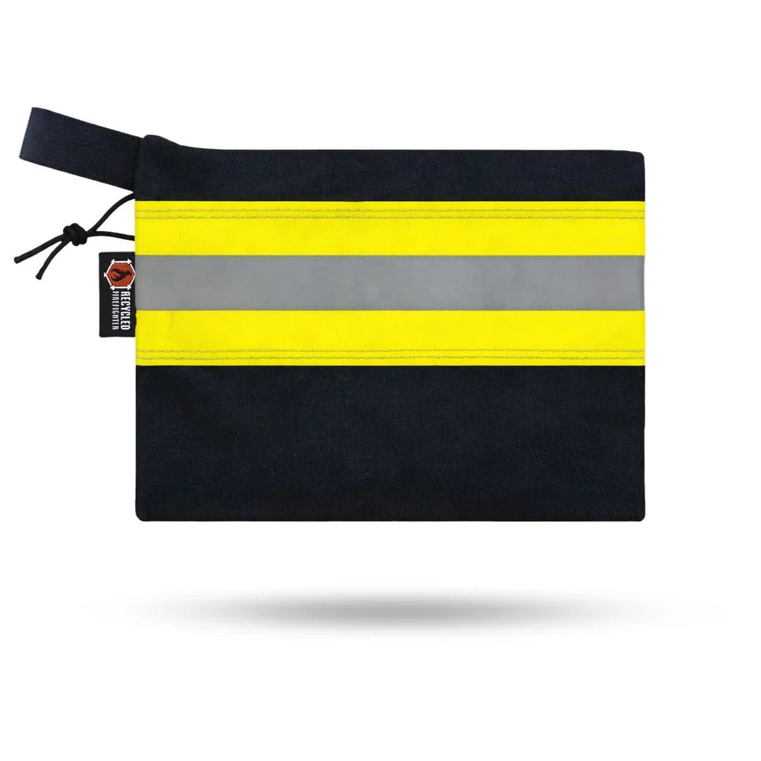 Recycled Firefighter Truckie Zippered Gear Pouch - Large