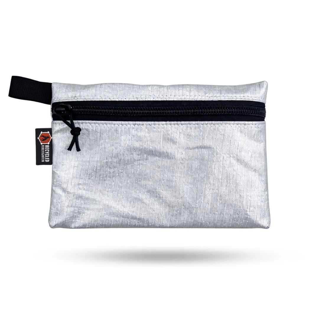 Recycled Firefighter Truckie Zippered Gear Pouch - Large