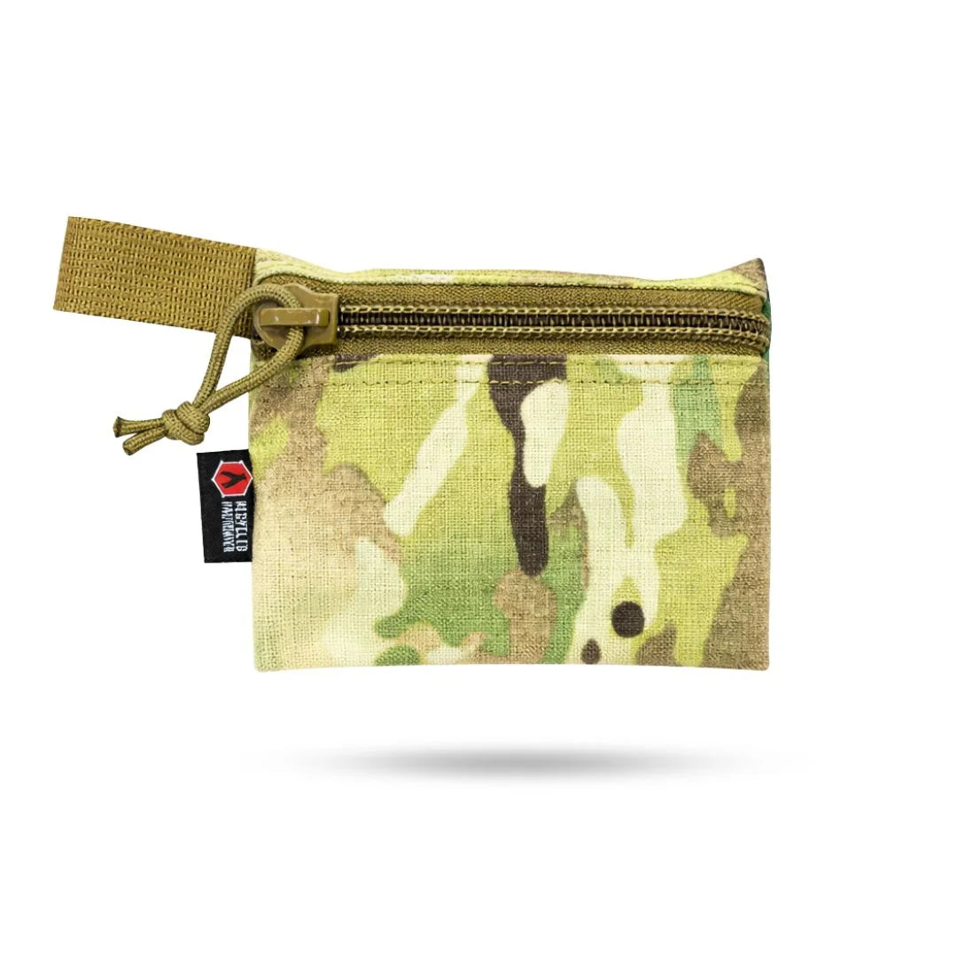 Recycled Firefighter Truckie Zippered Gear Pouch - Small