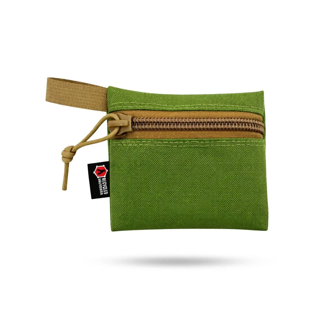 Recycled Firefighter Truckie Zippered Gear Pouch - Small