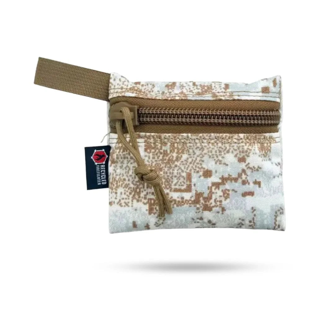 Recycled Firefighter Truckie Zippered Gear Pouch - Small