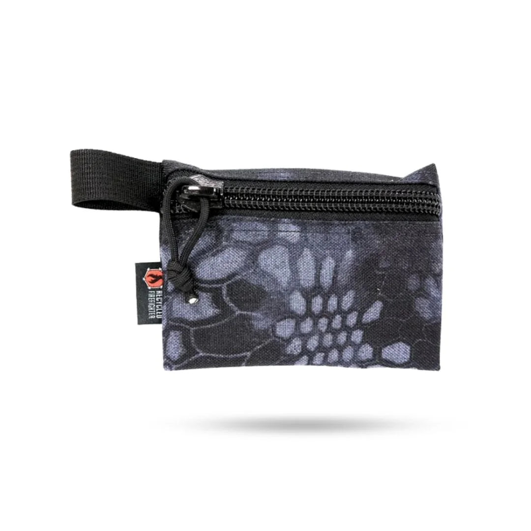 Recycled Firefighter Truckie Zippered Gear Pouch - Small