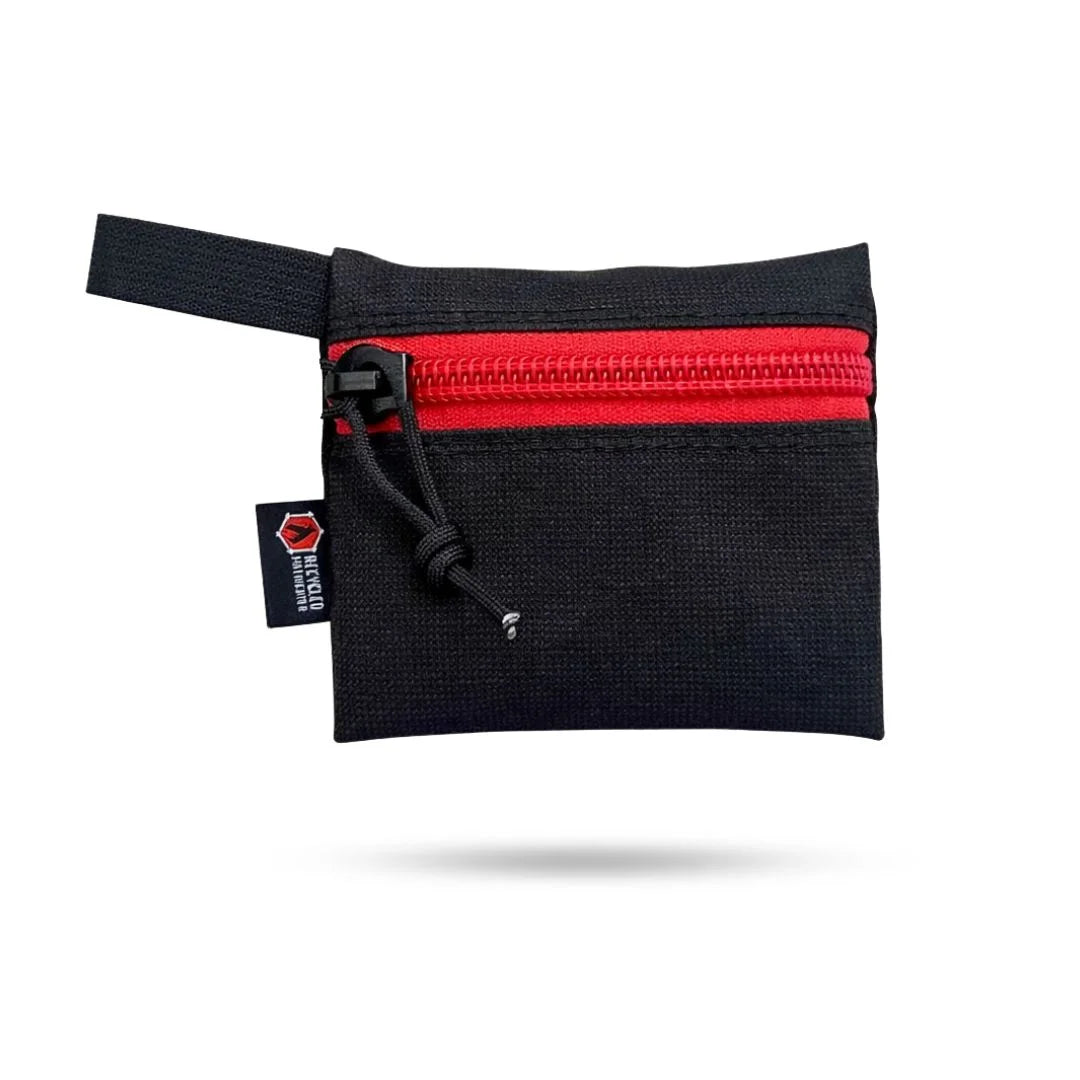 Recycled Firefighter Truckie Zippered Gear Pouch - Small