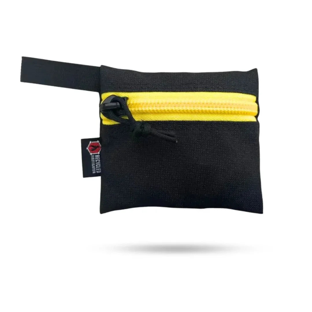 Recycled Firefighter Truckie Zippered Gear Pouch - Small