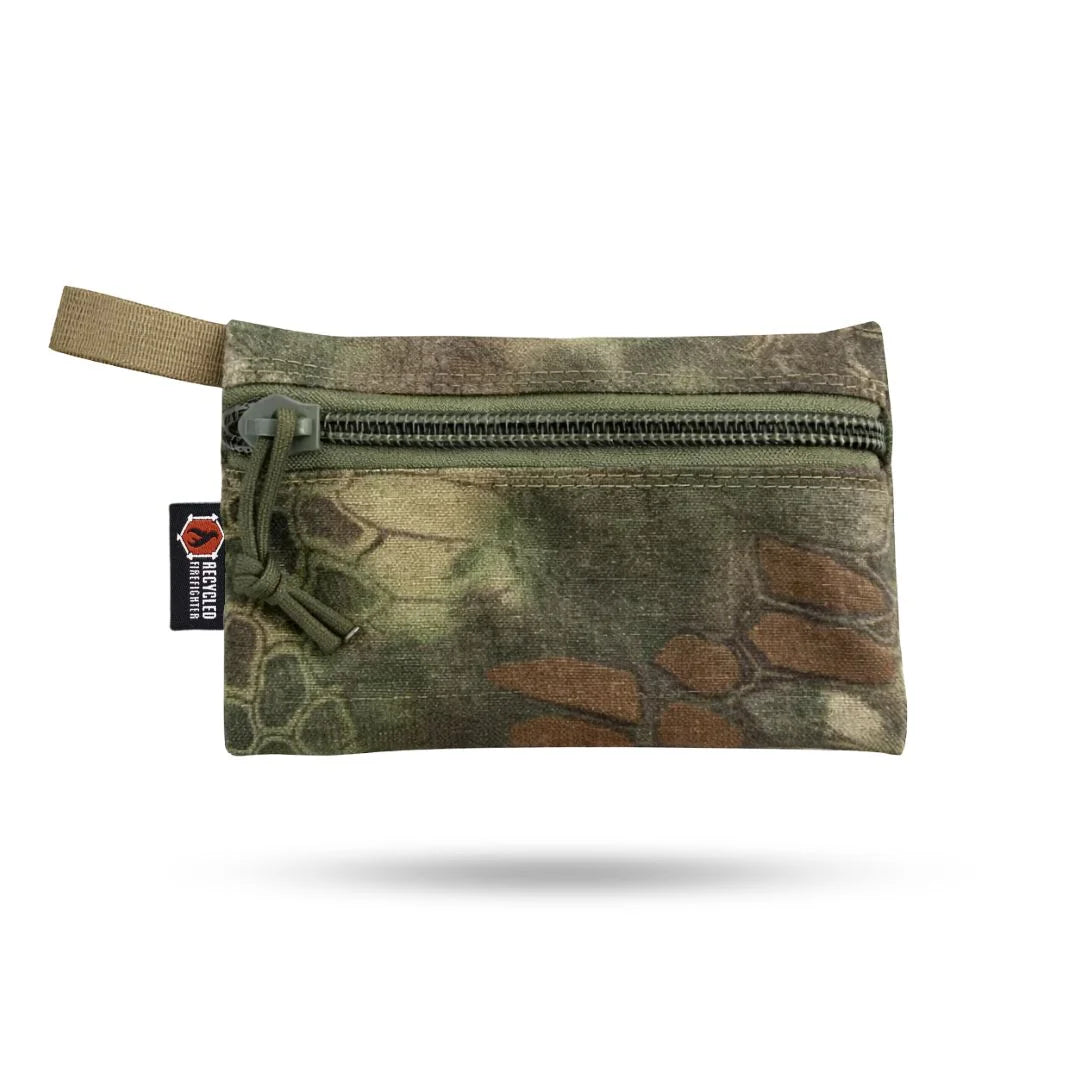 Recycled Firefighter Truckie Zippered Gear Pouch - Medium