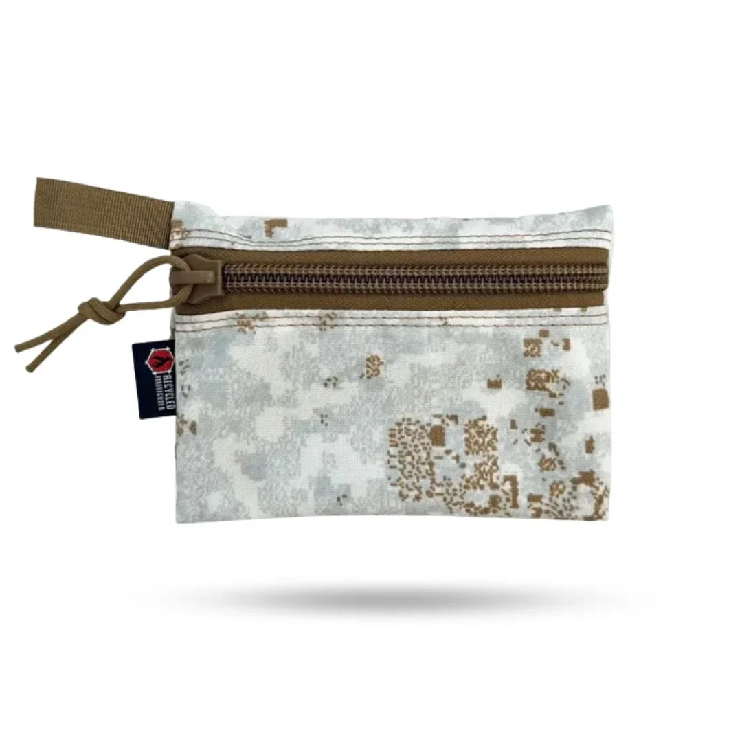 Recycled Firefighter Truckie Zippered Gear Pouch - Medium