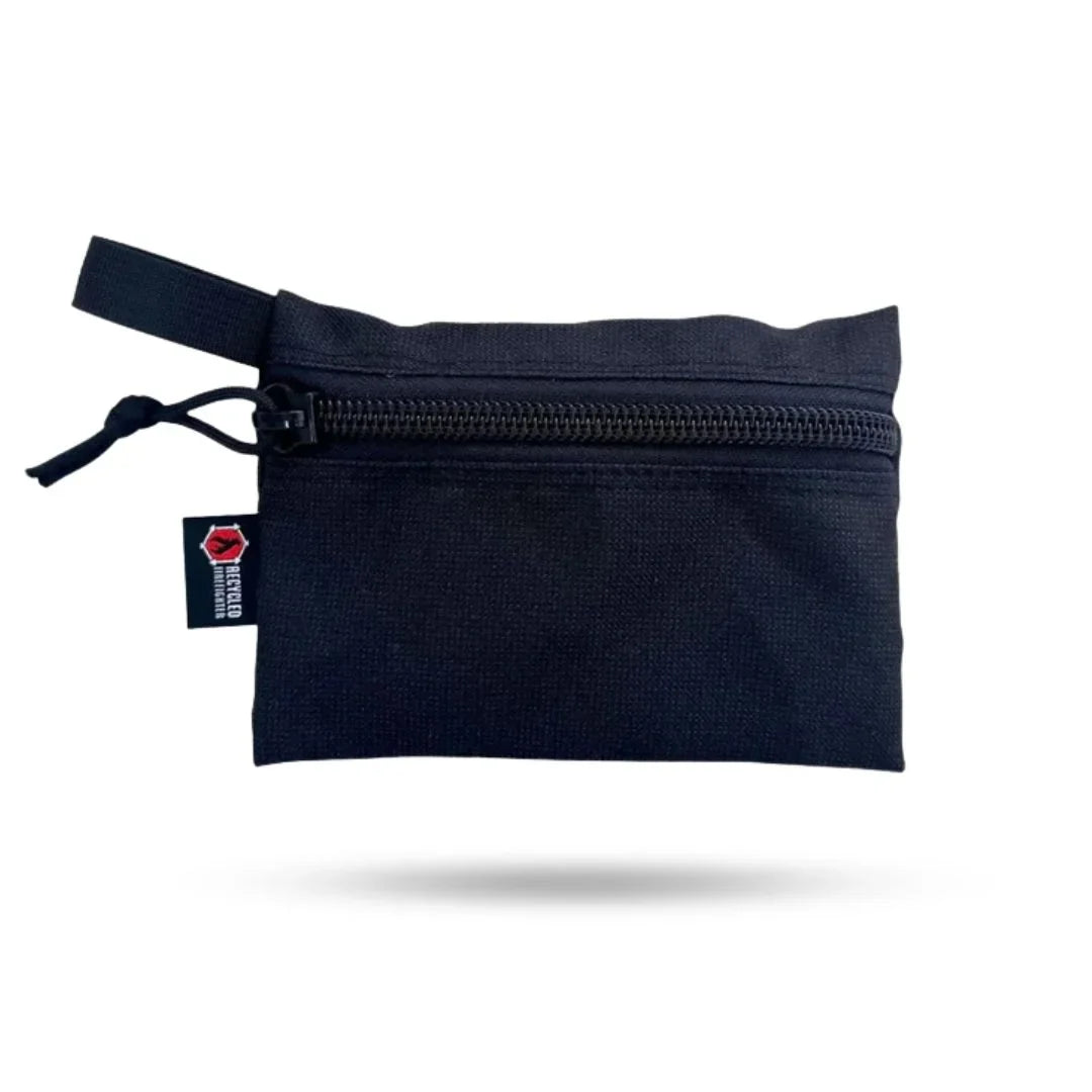 Recycled Firefighter Truckie Zippered Gear Pouch - Medium