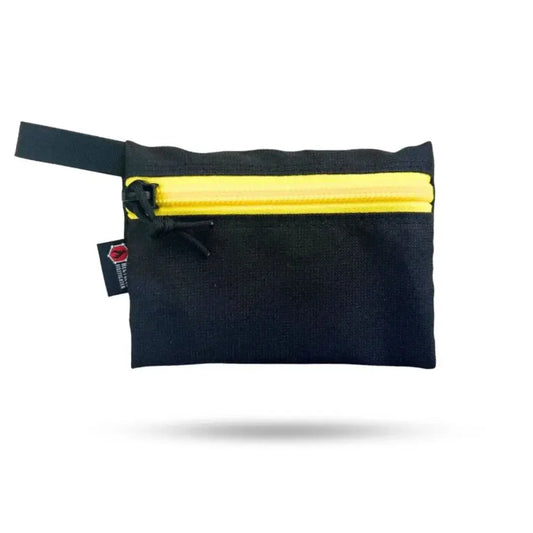 Recycled Firefighter Truckie Zippered Gear Pouch - Medium Recycled Firefighter
