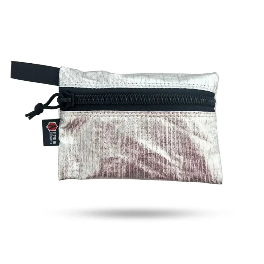 Recycled Firefighter Truckie Zippered Gear Pouch - Medium