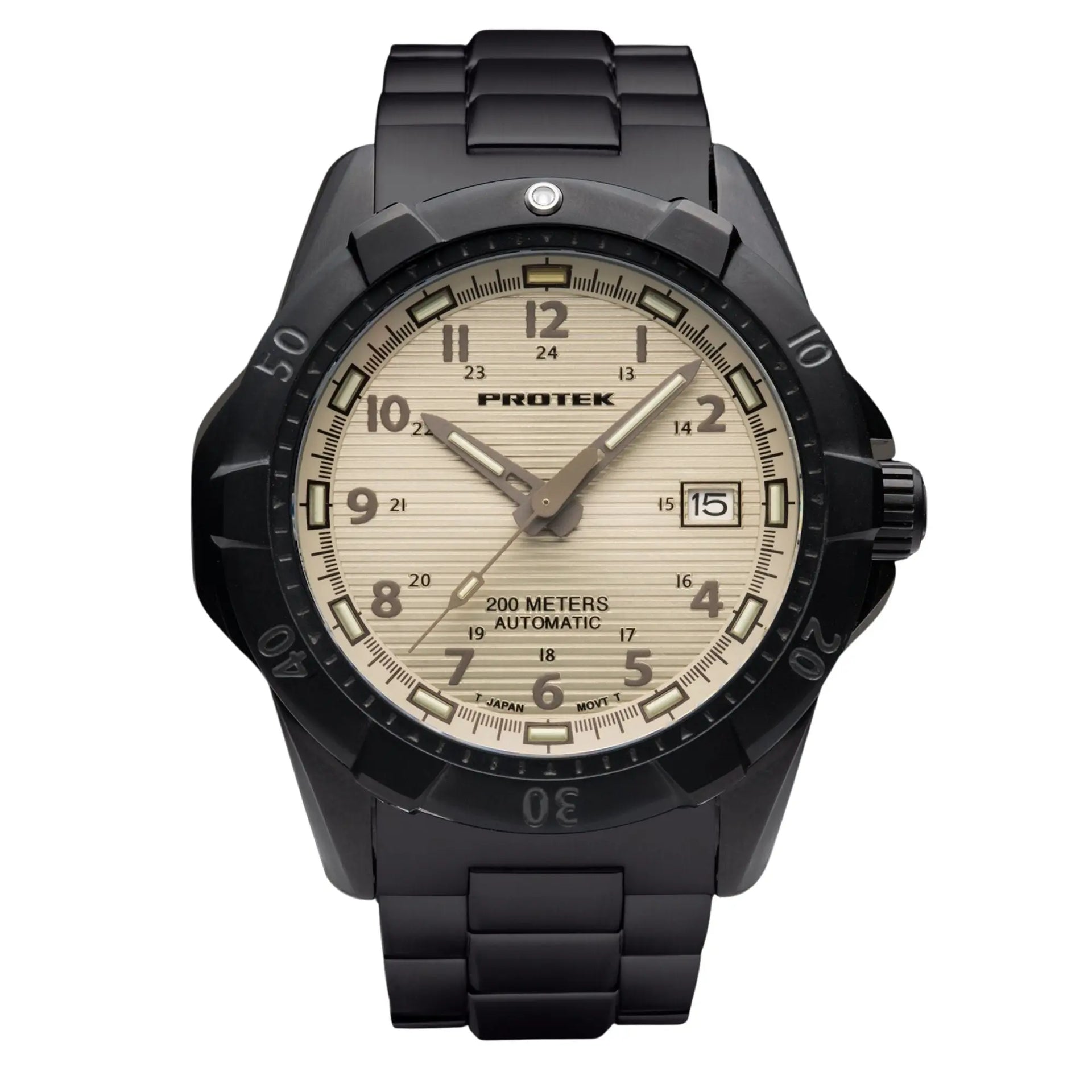 Tritium Illuminated Automatic 42mm Stainless Watch PT2217BR