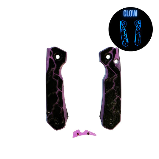 Purple Lightning Glow Scales for the Remette Rhino Clip & Carry