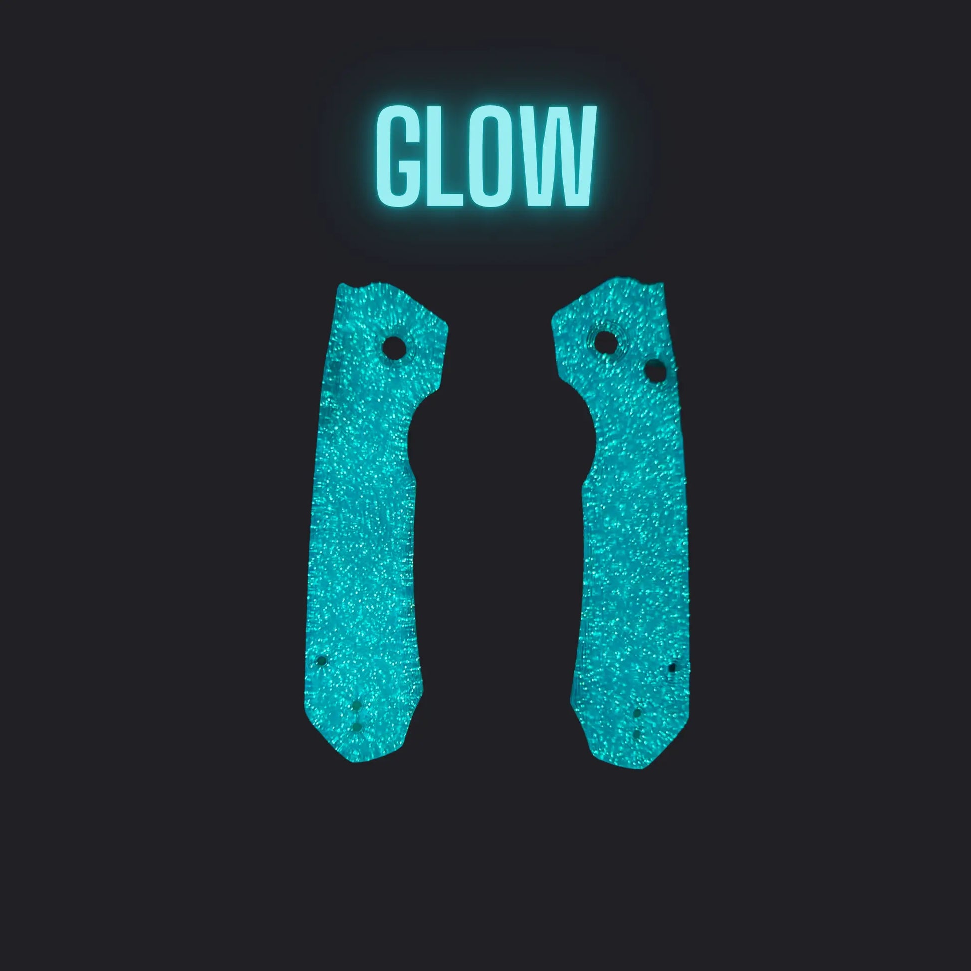 Blue Sparkle Glow Scales for the Remette Rhino Clip & Carry