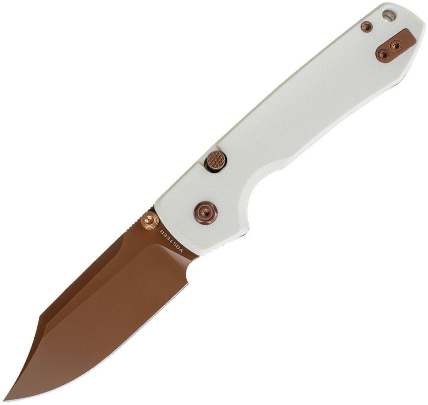 Vosteed Raccoon Button Lock Knife (Copper Dune)