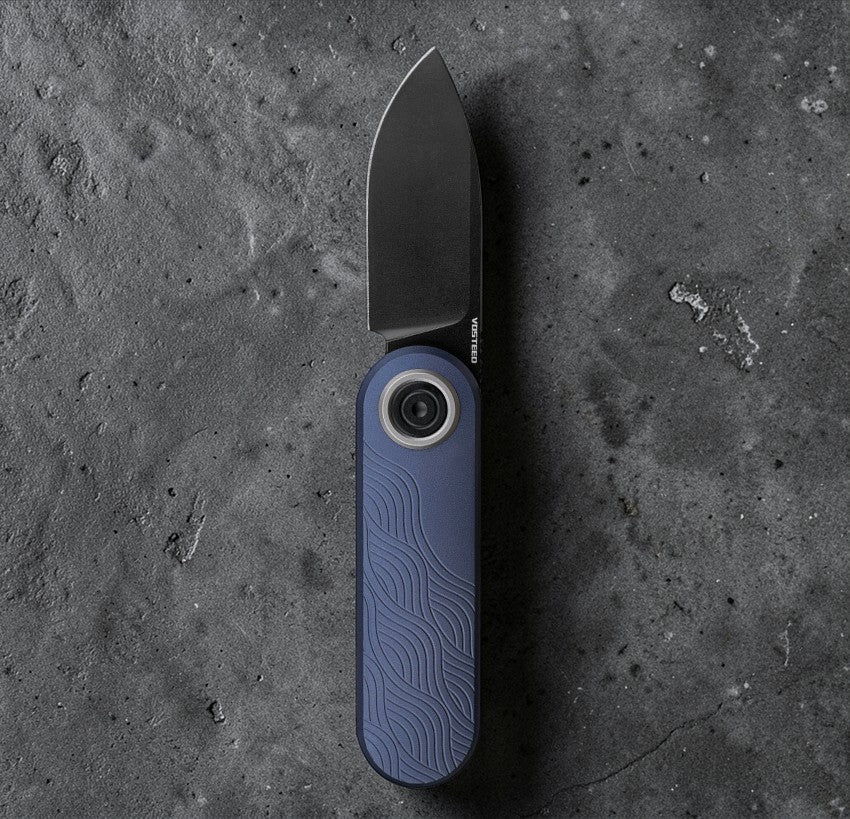 Vosteed Corgi-V Vanchor Lock Knife Aluminum Blue