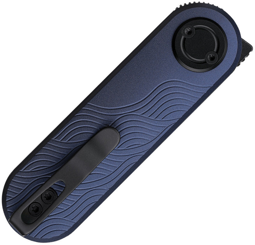 Vosteed Corgi-V Vanchor Lock Knife Aluminum Blue