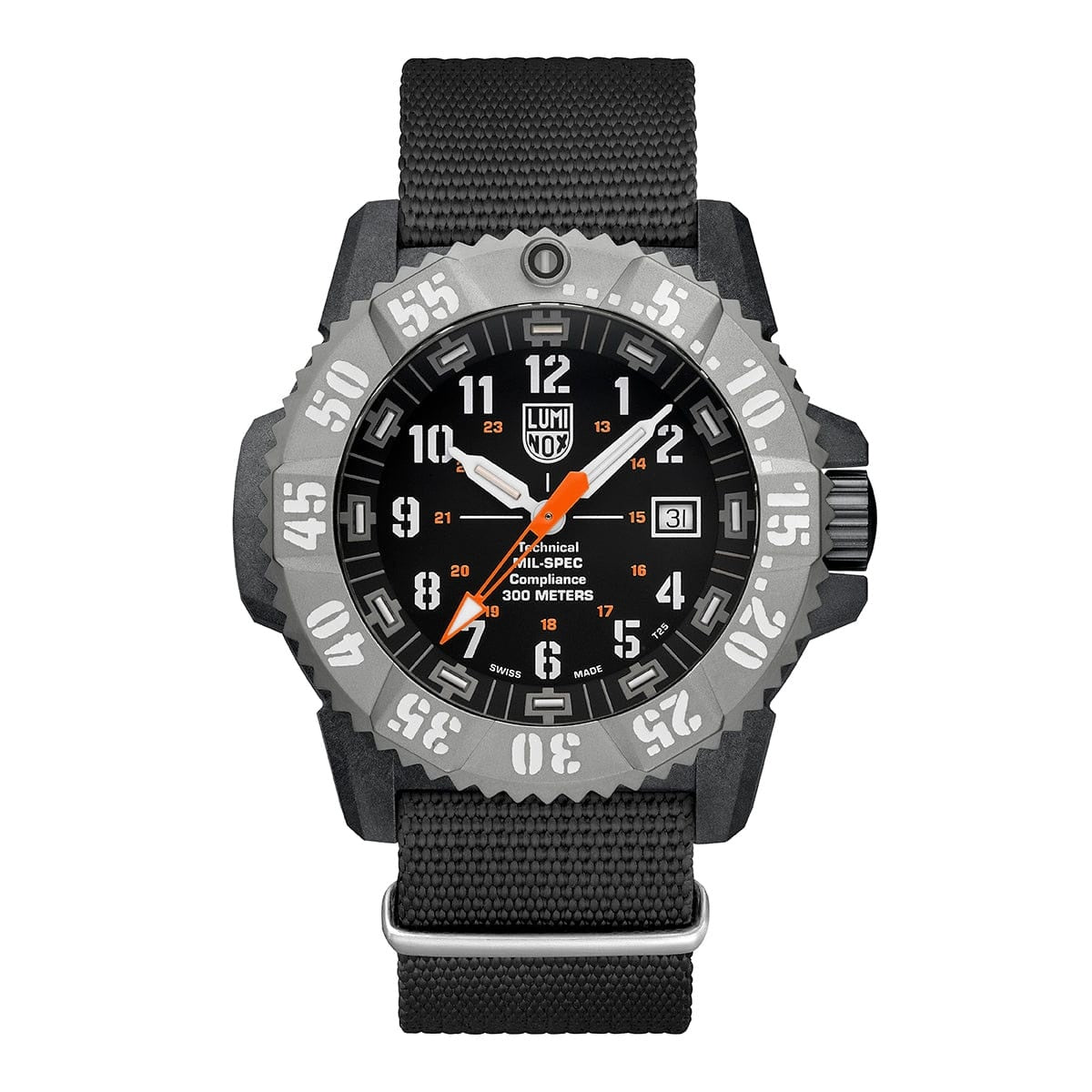 Luminox Tritium White Mil-Spec 46MM Military Dive Watch