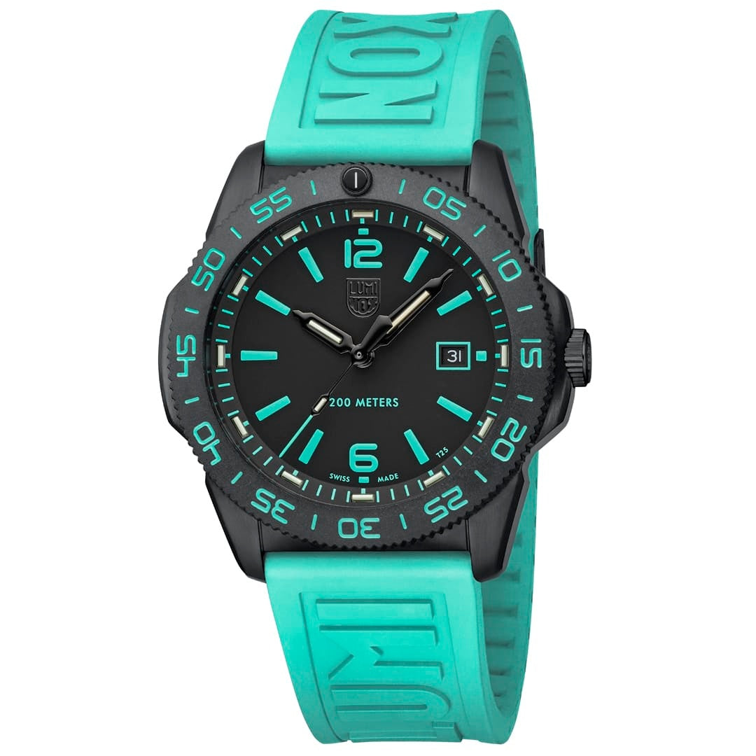 Luminox Tritium Limited Edition Teal Pacific Diver 44MM Dive Watch
