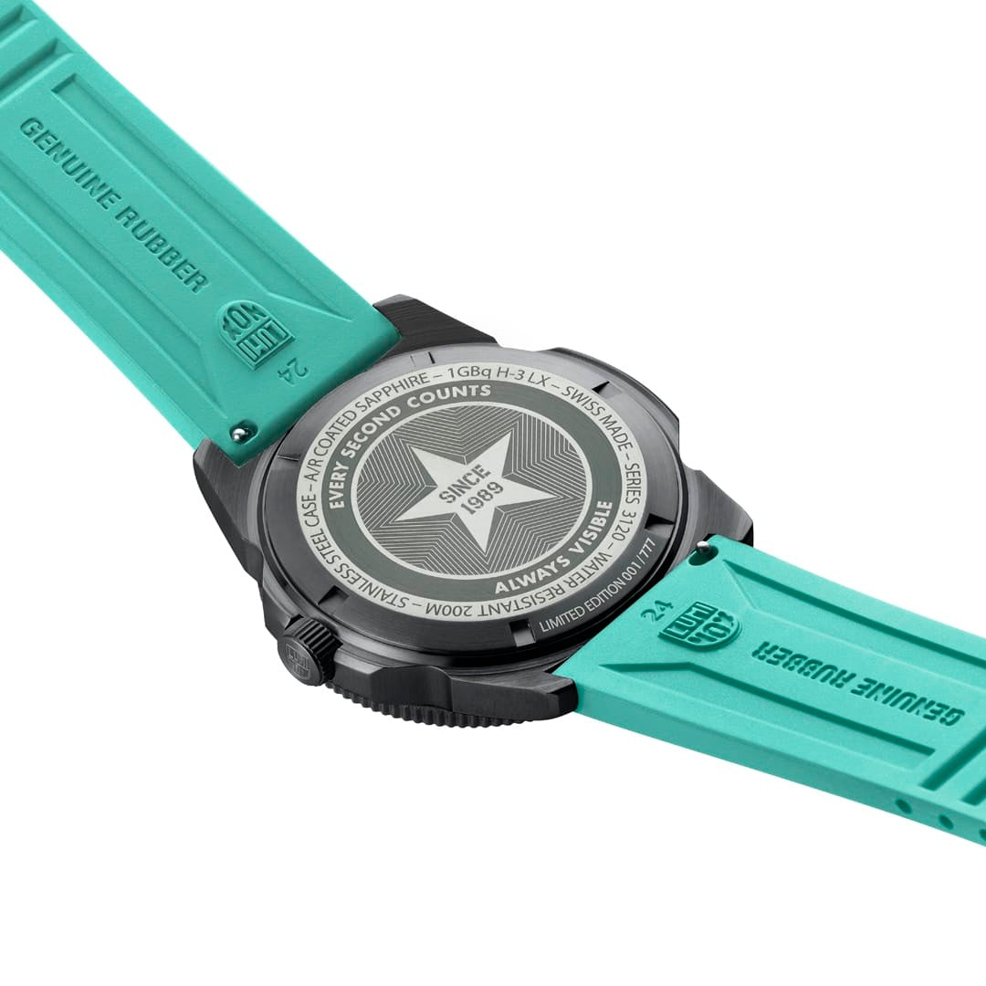 Luminox Tritium Limited Edition Teal Pacific Diver 44MM Dive Watch