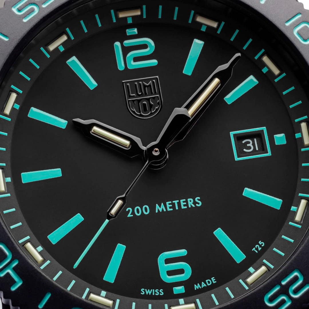 Luminox Tritium Limited Edition Teal Pacific Diver 44MM Dive Watch
