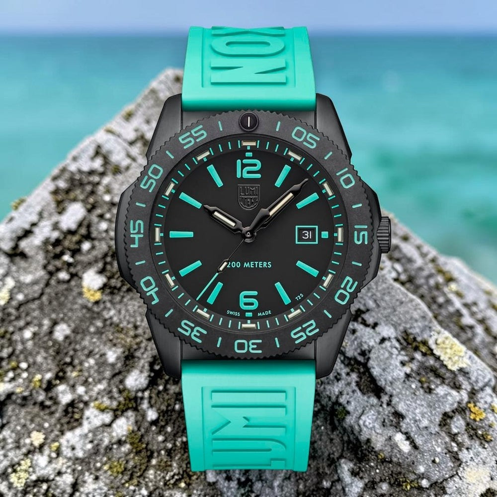 Luminox Tritium Limited Edition Teal Pacific Diver 44MM Dive Watch
