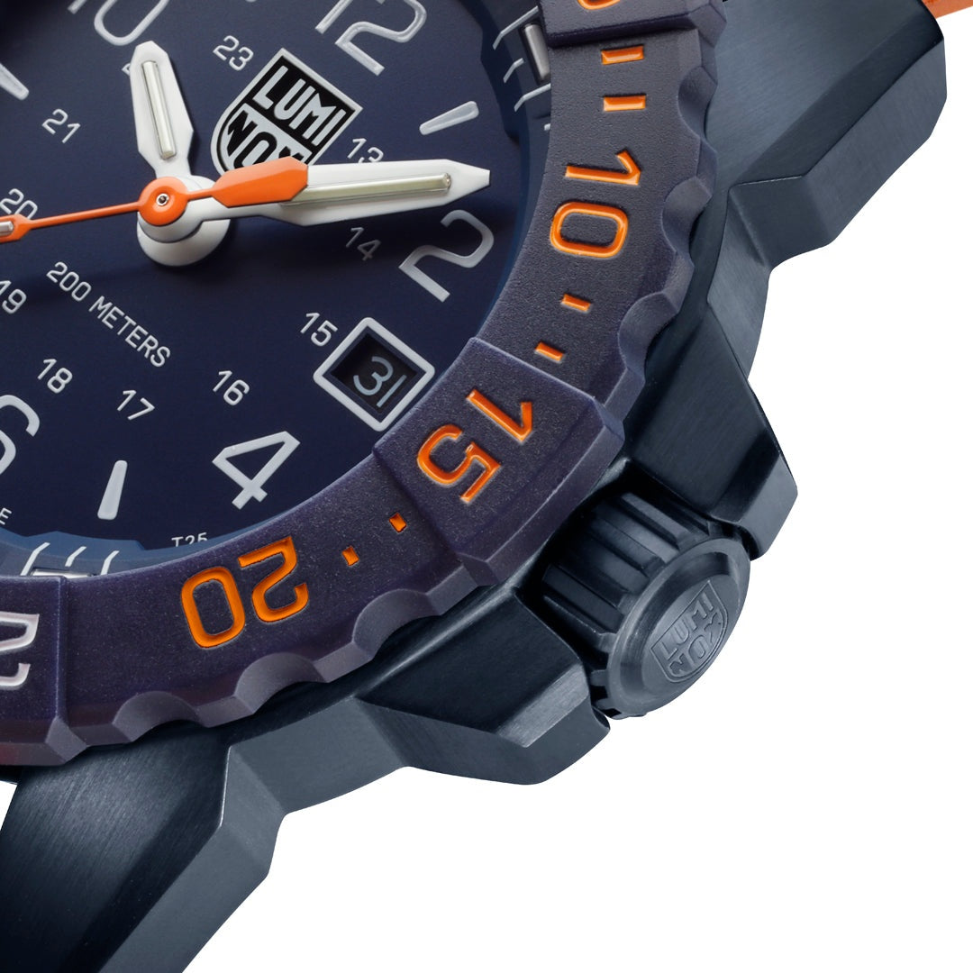 Luminox Tritium Orange/Blue Navy Seal Foundation 45MM Watch