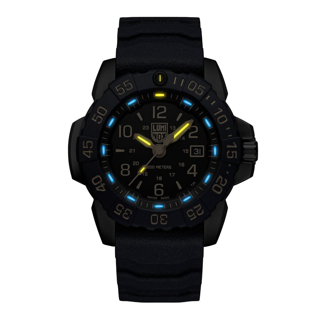 Luminox Tritium Blue Navy SEAL Foundation 45MM Military Dive Watch