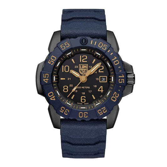 Luminox Tritium Blue Navy SEAL Foundation 45MM Military Dive Watch Luminox
