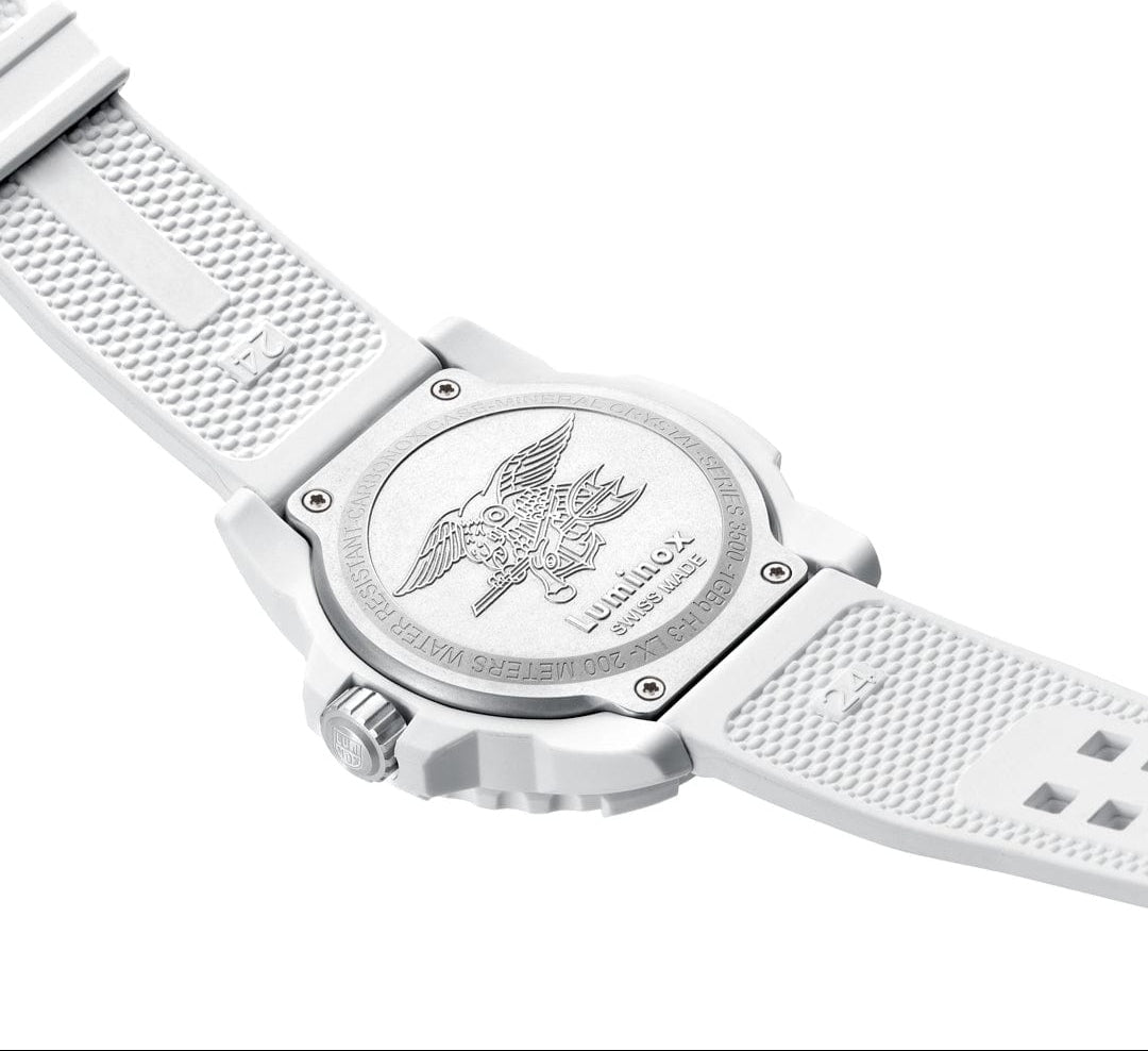Luminox Tritium White Navy SEAL 45MM Military Dive Watch