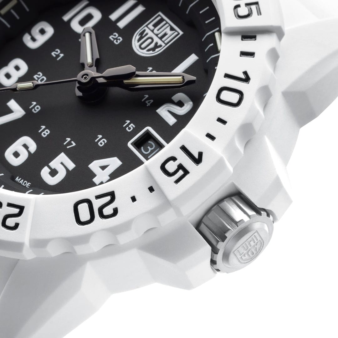 Luminox Tritium White Navy SEAL 45MM Military Dive Watch
