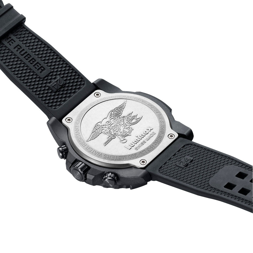 Luminox Tritium Black Navy SEAL 45MM Chronograph Watch