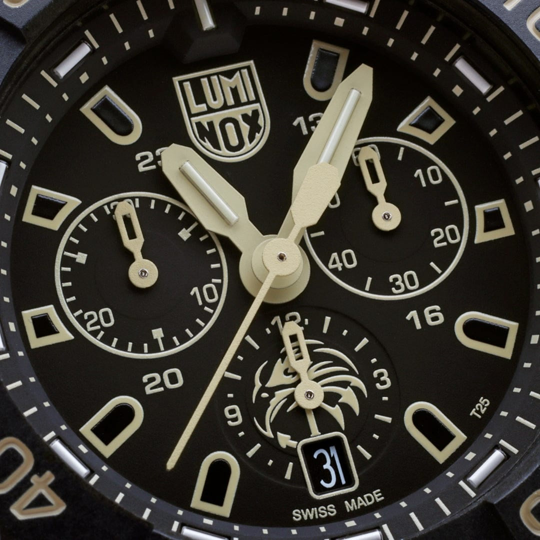 Luminox Tritium Sand Navy SEAL Foundation 45MM Chronograph Watch