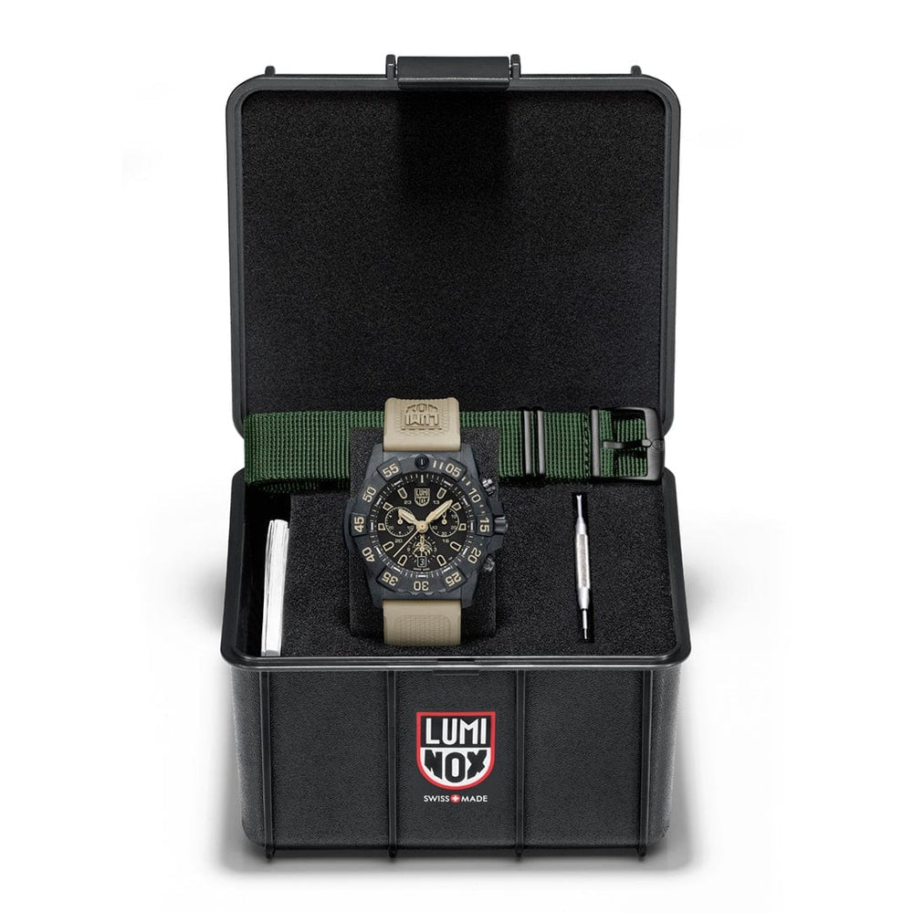 Luminox Tritium Sand Navy SEAL Foundation 45MM Chronograph Watch