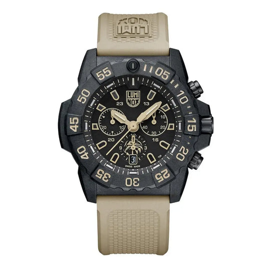 Luminox Tritium Sand Navy SEAL Foundation 45MM Chronograph Watch Luminox