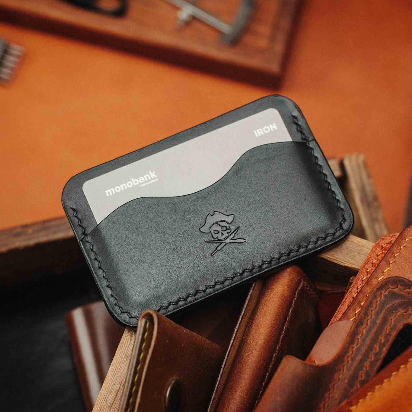 Pirate Goods Drunken Boatswain v2 – Leather Card Holder Pirate Goods