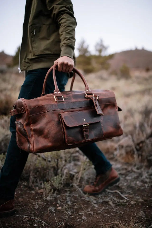 60L Weekender Duffel Kodiak Leather