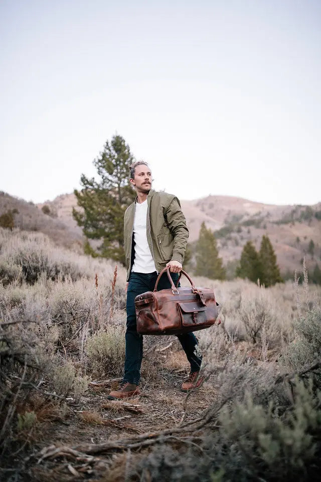 60L Weekender Duffel Kodiak Leather