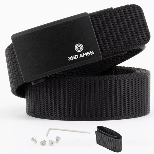 Hero 1.0 EDC Belt 1.5" Width Ballistic Nylon for Everyday Carry 2ND AMEN EDC